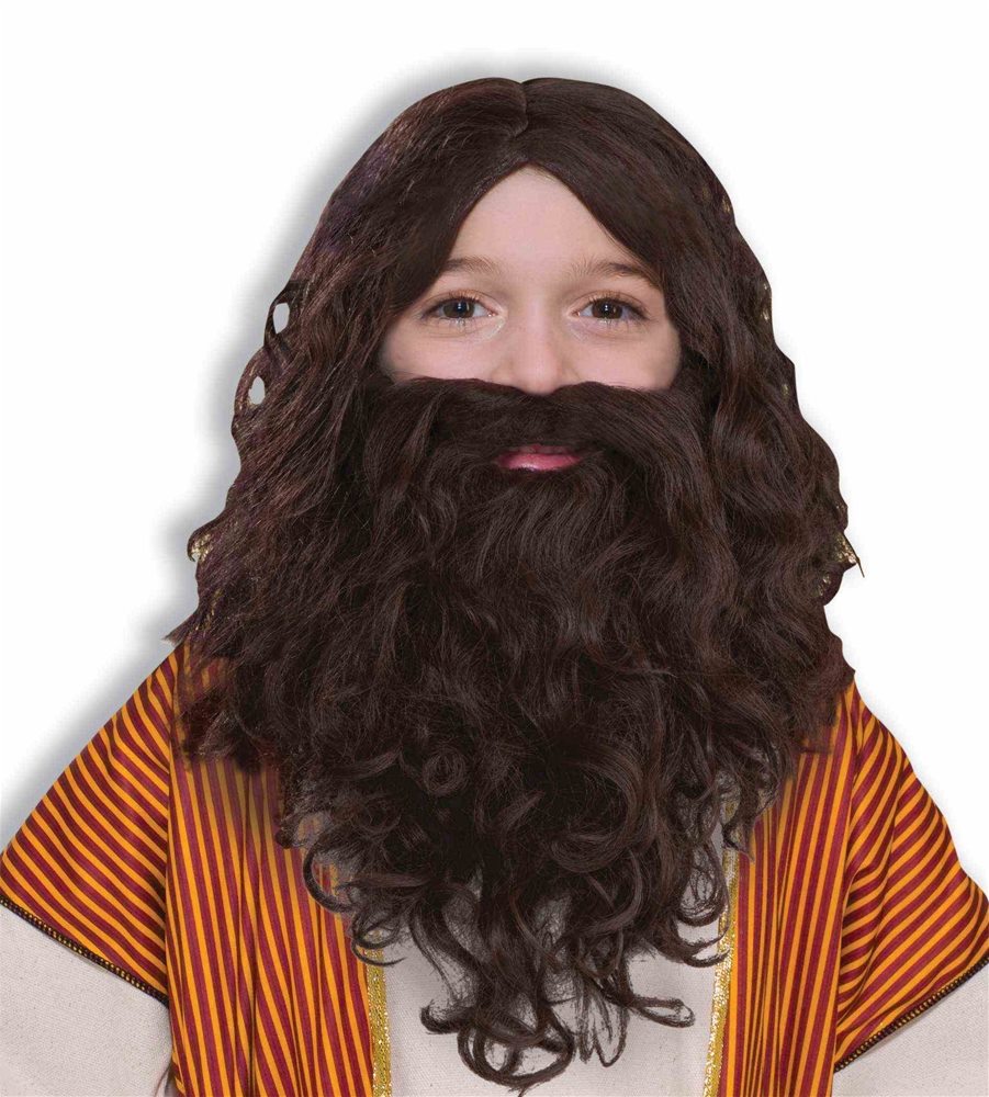 Picture of Biblical Beard & Wig Child Set