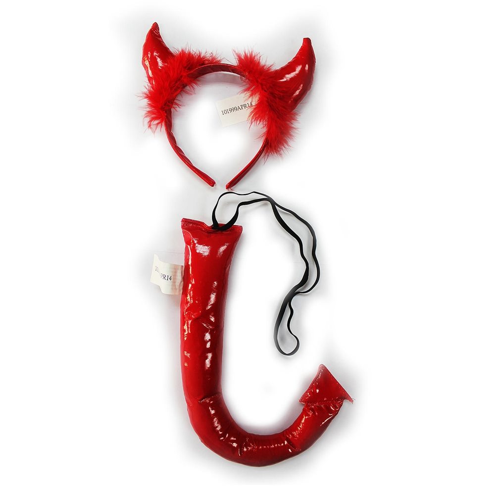 Picture of Devil Headband & Tail Set