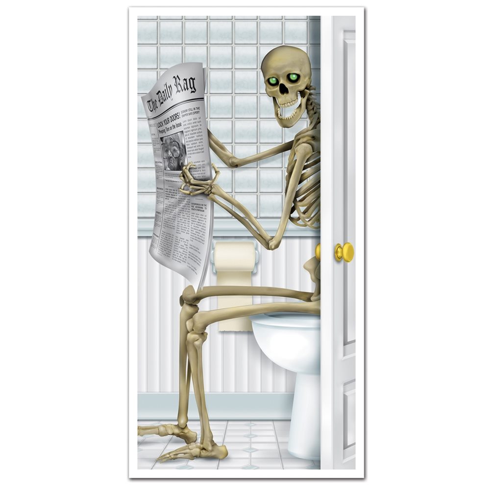 Picture of Skeleton Restroom Door Cover