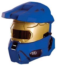 Picture of Halo Blue Spartan Adult Half Mask