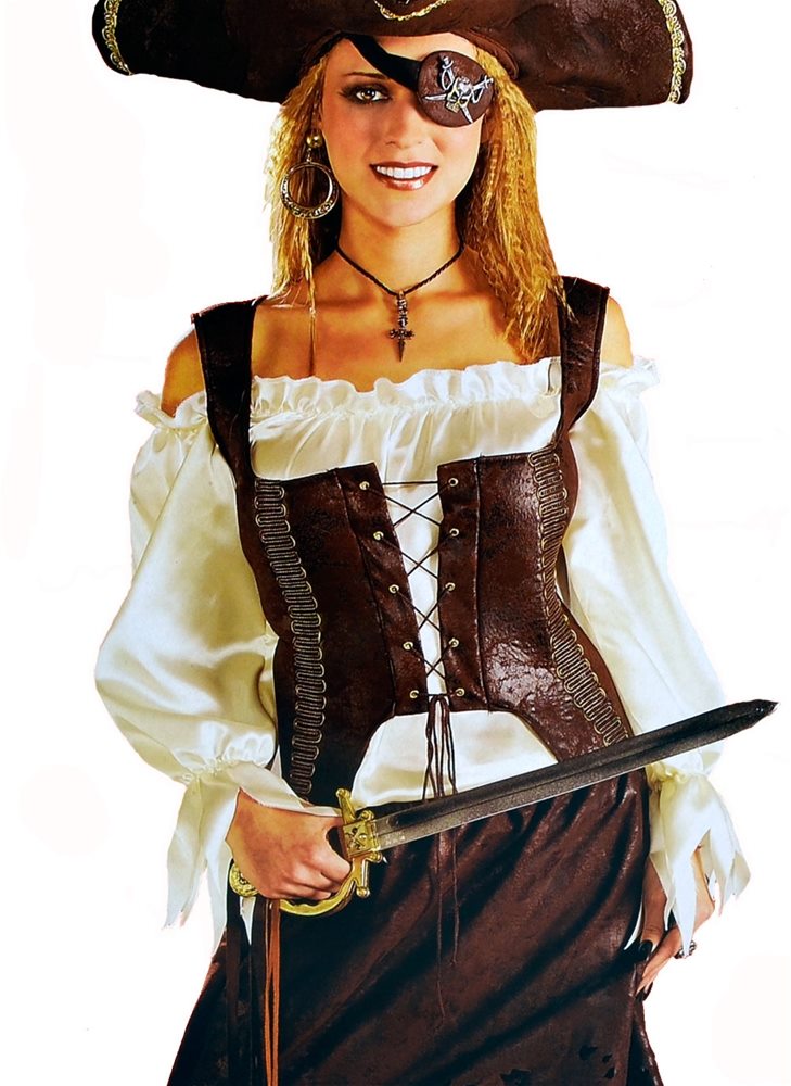 Picture of Renaissance Pirate Adult Womens Vest