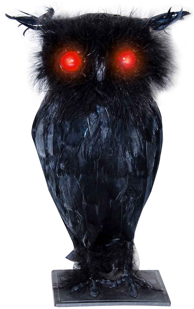 Picture of Light-Up Black Owl with Sound Prop