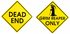 Picture of 2-Sided Halloween Warning Sign (More Styles)