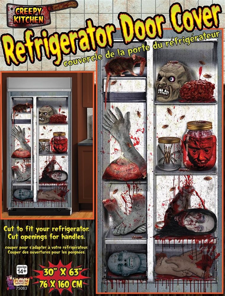 Picture of Mutilated Body Parts Refrigerator Door Cover