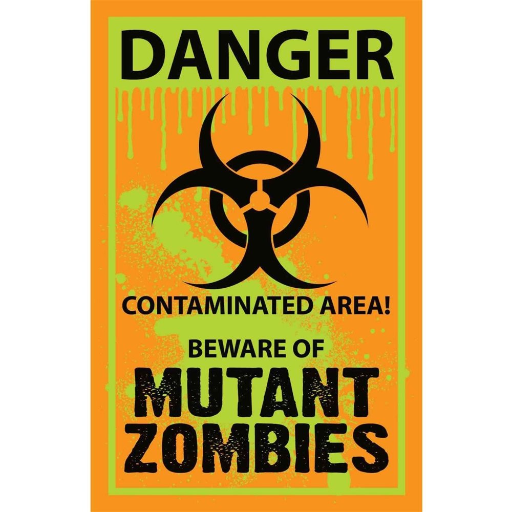 Picture of Biohazard Mutant Zombies Yard Sign