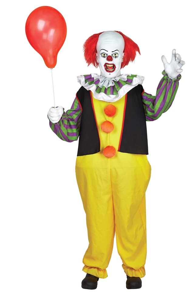 Picture of Life-Sized Pennywise the Clown Animated Prop