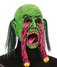 Picture of Green Witch Mask with Exploding Eye Sockets