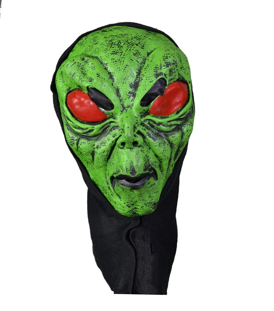 Picture of Frightening Green Alien Mask