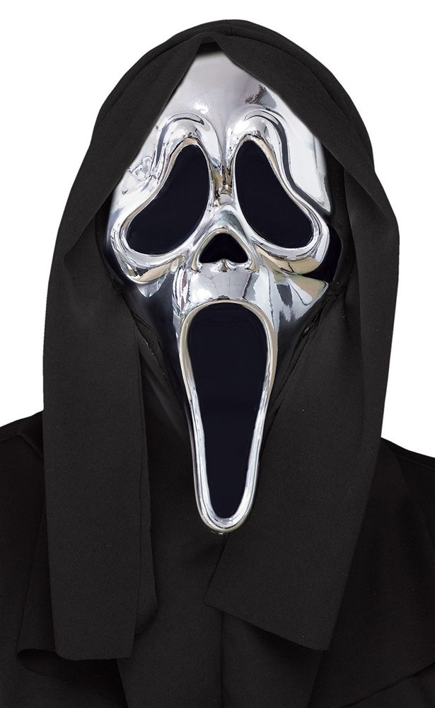 Picture of Ghost Face 25th Anniversary Silver Mask