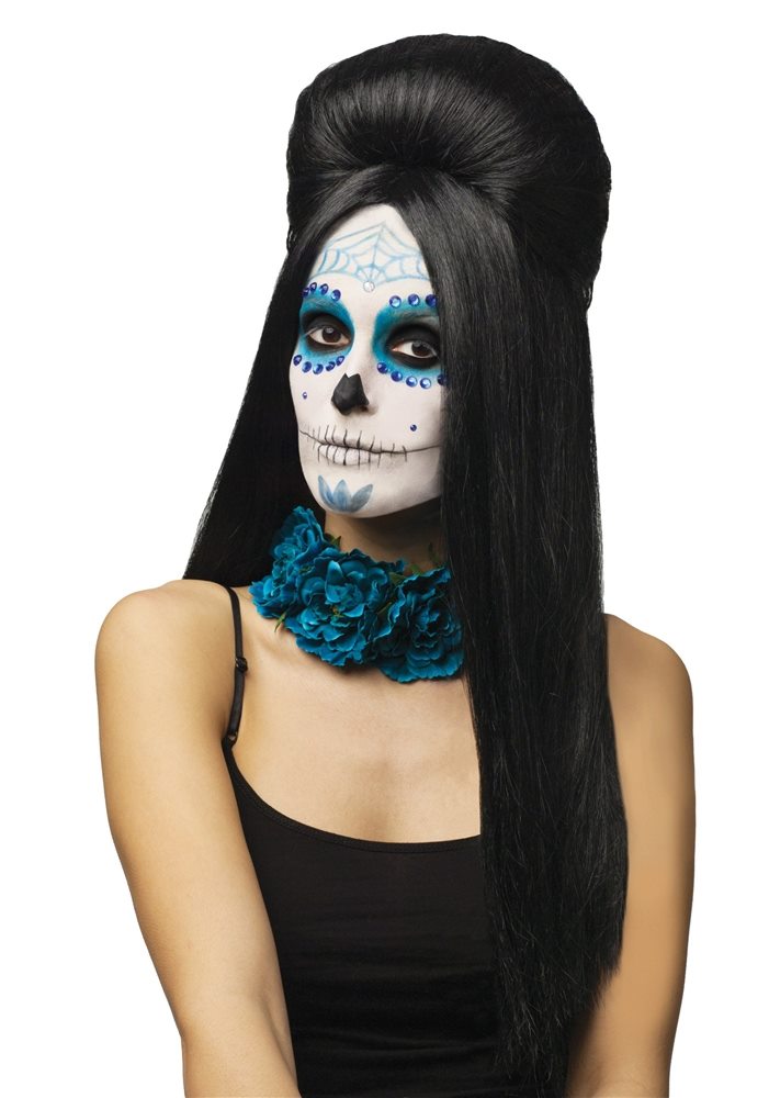 Picture of Day of the Dead Catrina Adult Wig