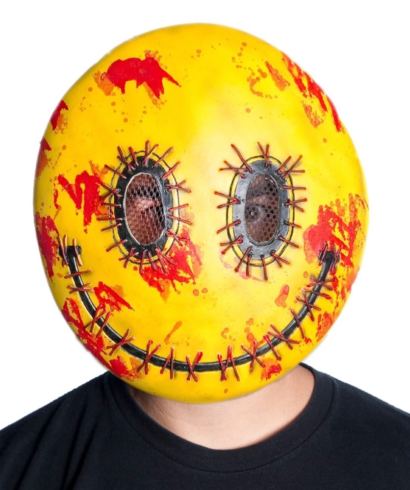 Picture of Bloody Happy Emoji Mask