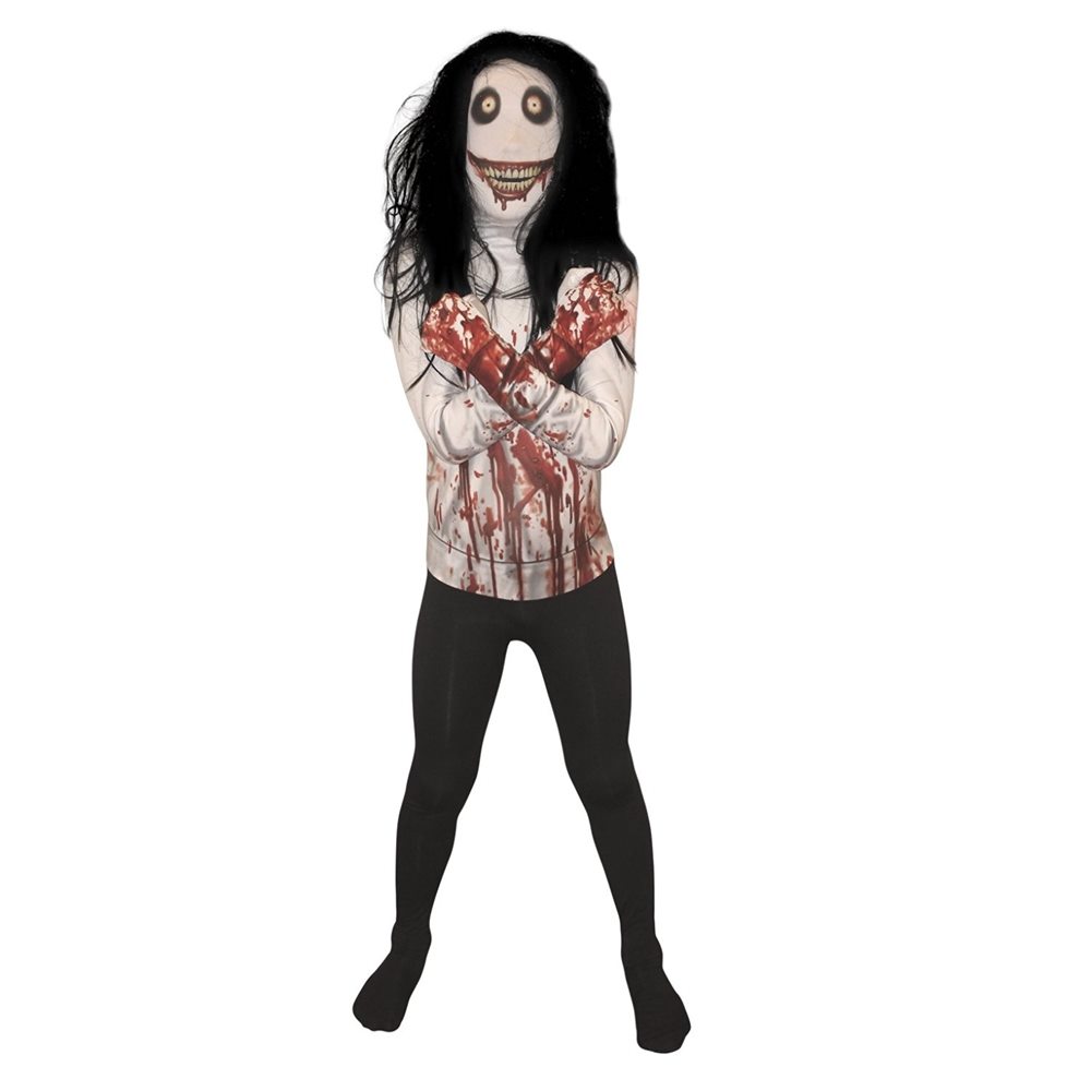 Picture of Jeff the Killer Morphsuit Child Costume