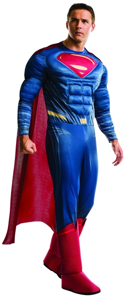 Picture of Batman v Superman Deluxe Superman Adult Mens Costume