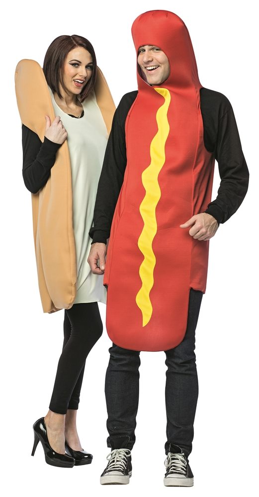 Picture of Hot Dog & Bun Adult Costume Set