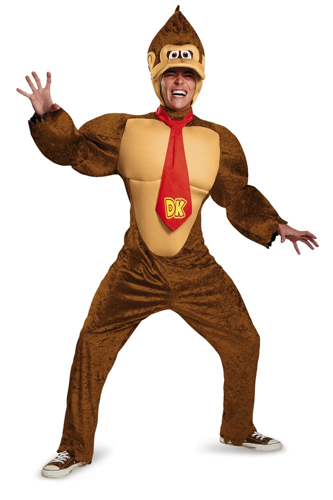Picture of Donkey Kong Deluxe Adult Mens Plus Size Costume