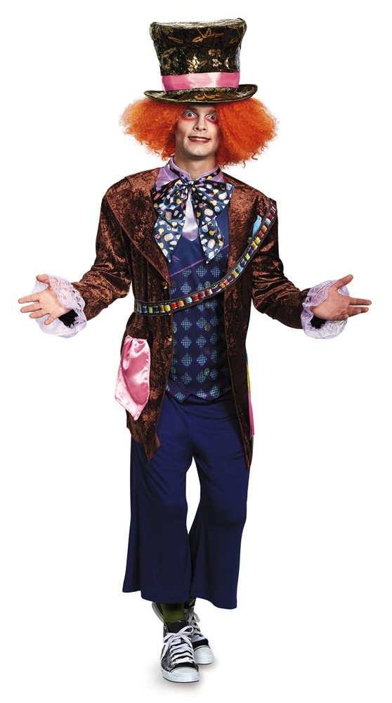 Picture of Mad Hatter Deluxe Adult Mens Plus Size Costume