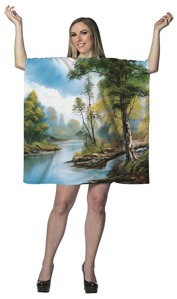 Picture of Bob Ross Painting Adult Womens Dress