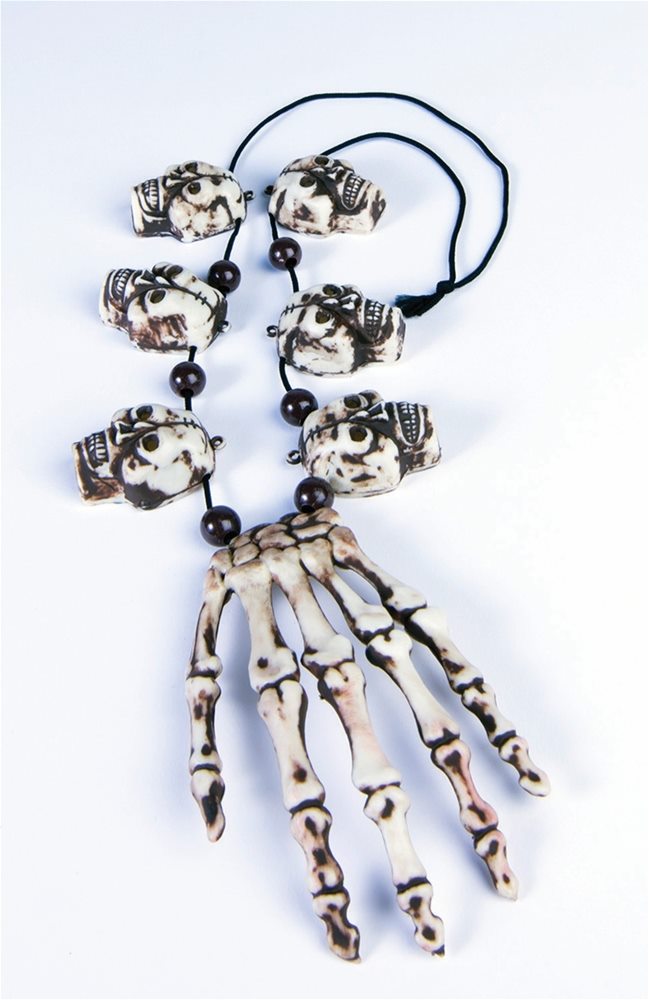 Picture of Voodoo Hand & Skulls Necklace