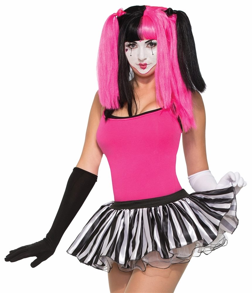 Picture of Harlequin Striped Adult Womens Tutu