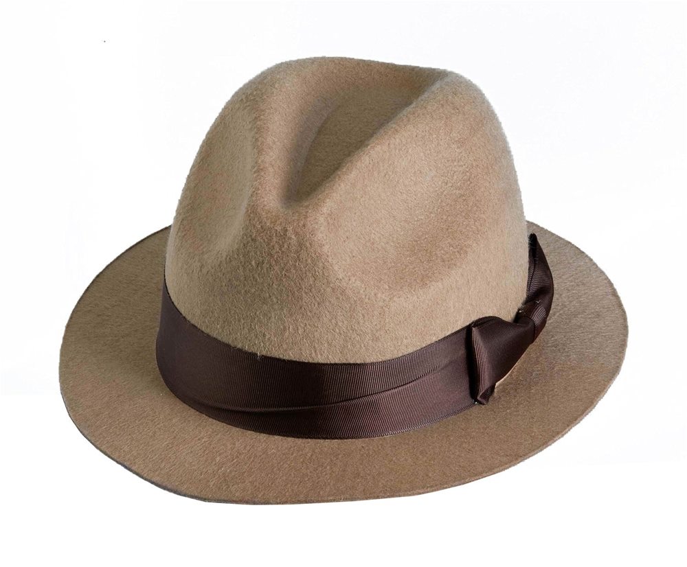 Picture of Tan Detective Fedora Hat