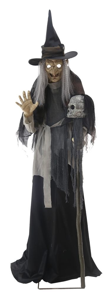 Picture of Life-Sized Bathsheba Witch Lunging Animated Prop