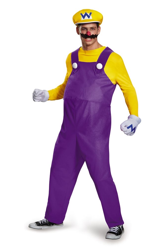 Picture of Super Mario Brothers Deluxe Wario Adult Mens Costume