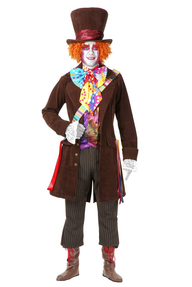 Picture of Electric Mad Hatter Deluxe Adult Mens Plus Size Costume