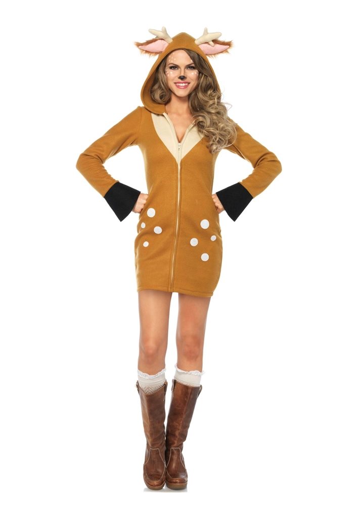 Picture of Cozy Fawn Dress Adult Womens Costume