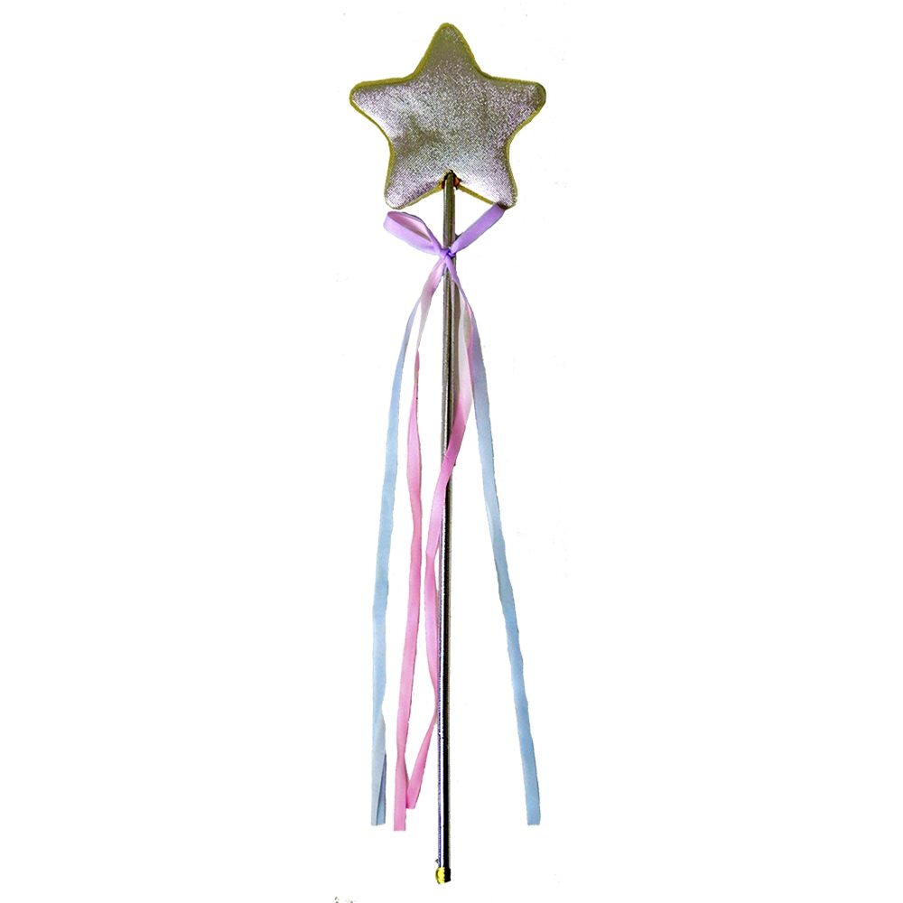 Picture of Star Wand with Ribbons 17in