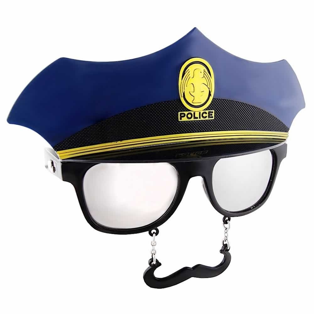 Picture of Police Officer Sunglasses with Mustache