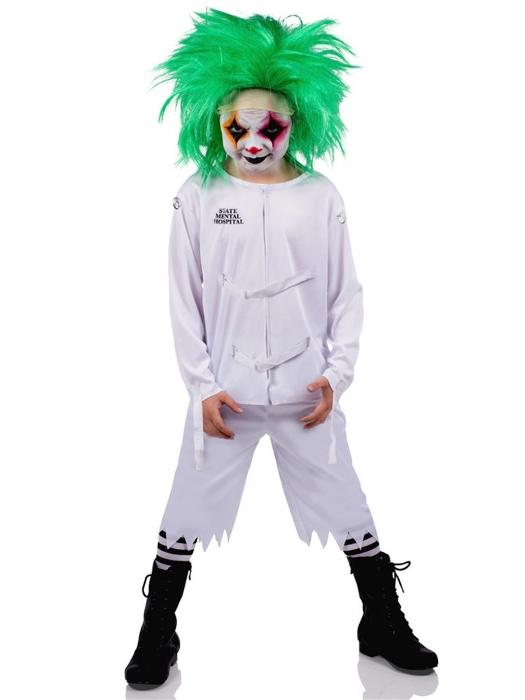 Picture of Psych Ward Clown Child Costume