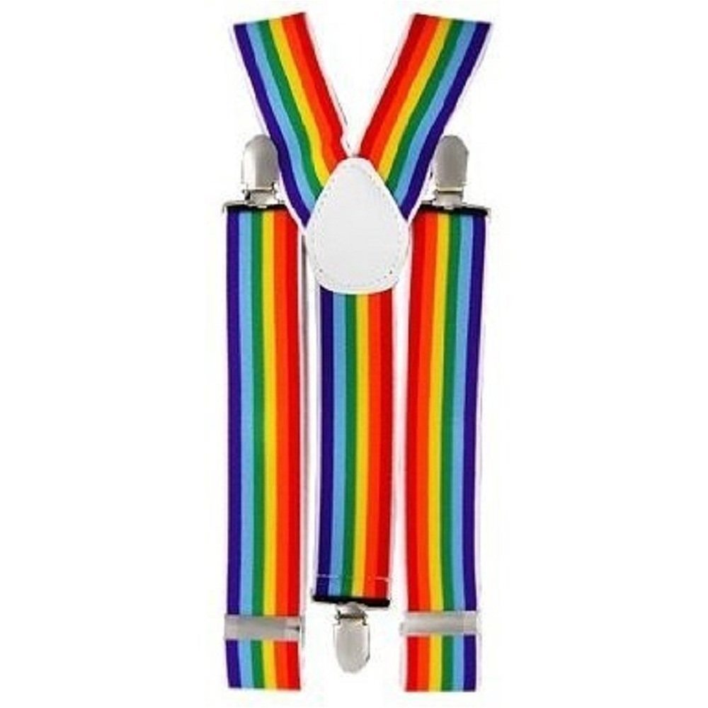 Picture of Rainbow Clown Suspenders