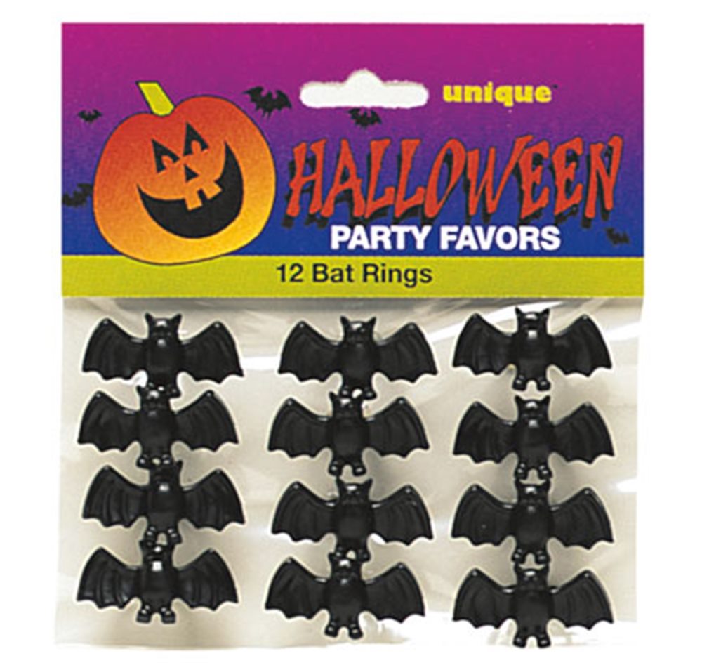 Picture of Bat Rings Party Favors 12ct