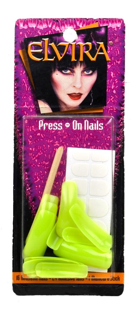 Picture of Elvira Glow in the Dark Green Nails