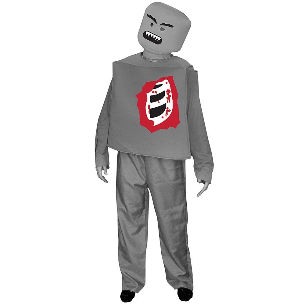 Picture of Zombie Mr. Blockhead Adult Mens Costume
