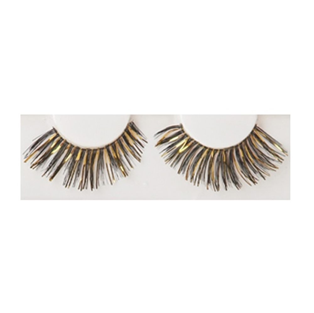 Picture of Black & Gold Deluxe Eyelashes