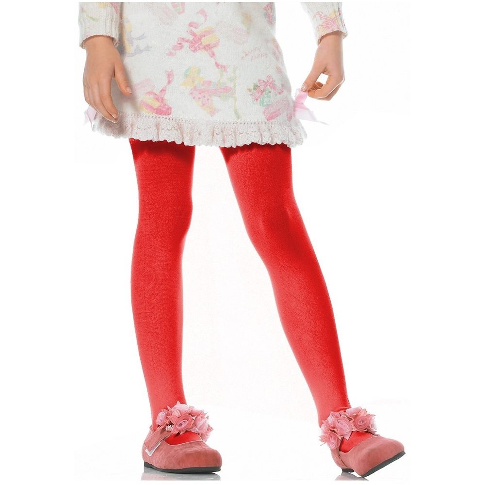 Picture of Red Child Footed Tights