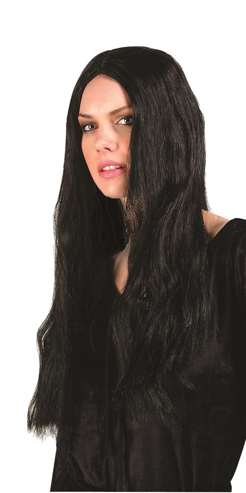 Picture of Long Black Witch Wig 
