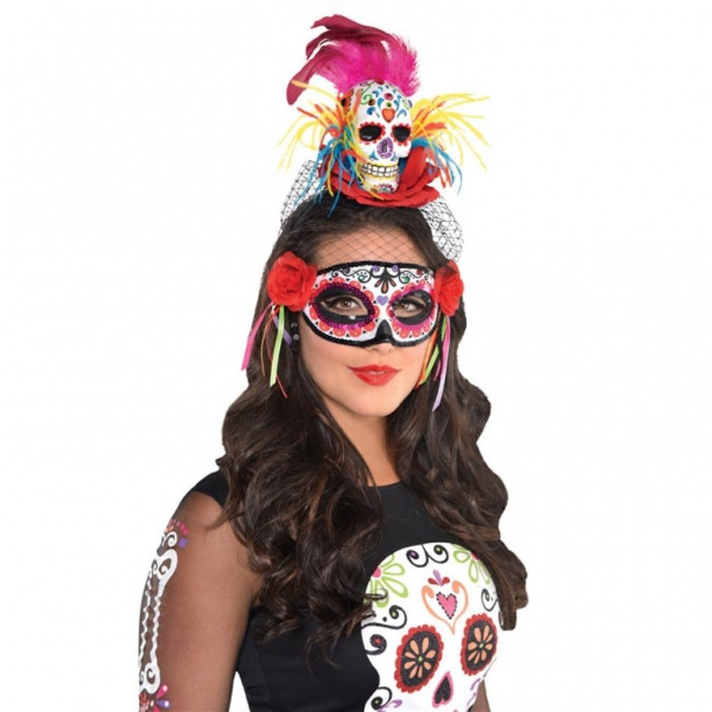 Picture of Day of the Dead Sugar Skull Headband
