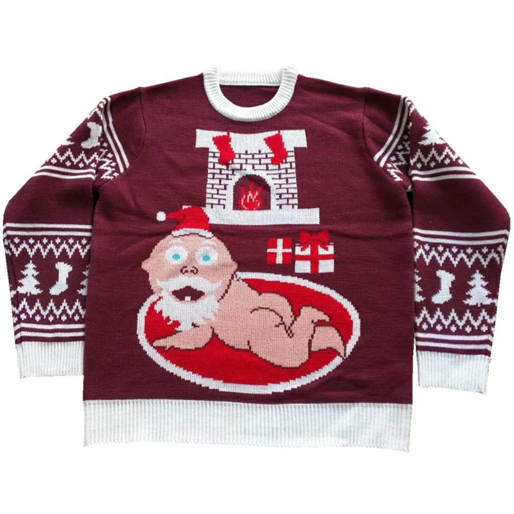 Picture of Santa Baby Adult Ugly Christmas Sweater