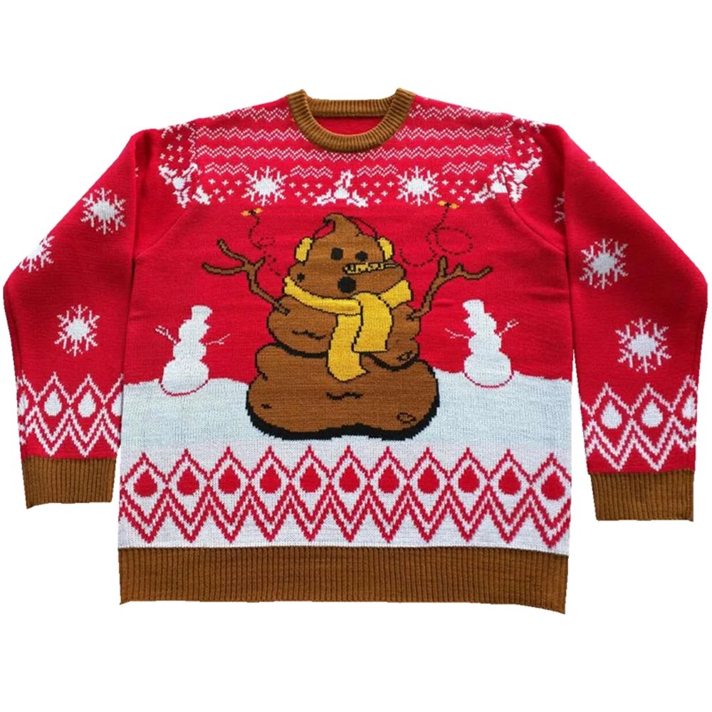 Picture of Crappy Holidays Adult Ugly Christmas Sweater