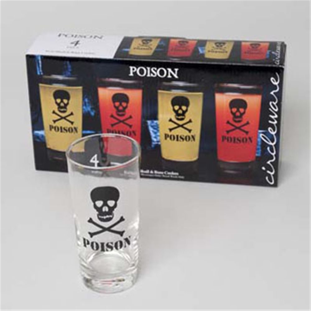 Picture of Halloween Poison Glass Set 4ct