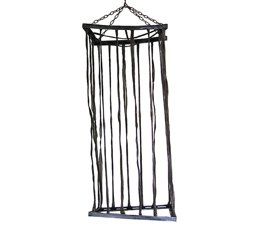 Picture of Life-Sized Black Cage Prop