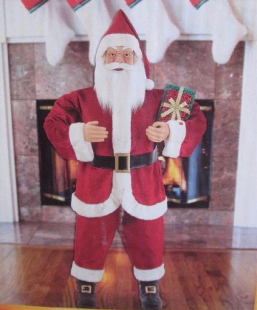 Picture of Singing & Storytelling Santa Claus Animated Prop 5ft