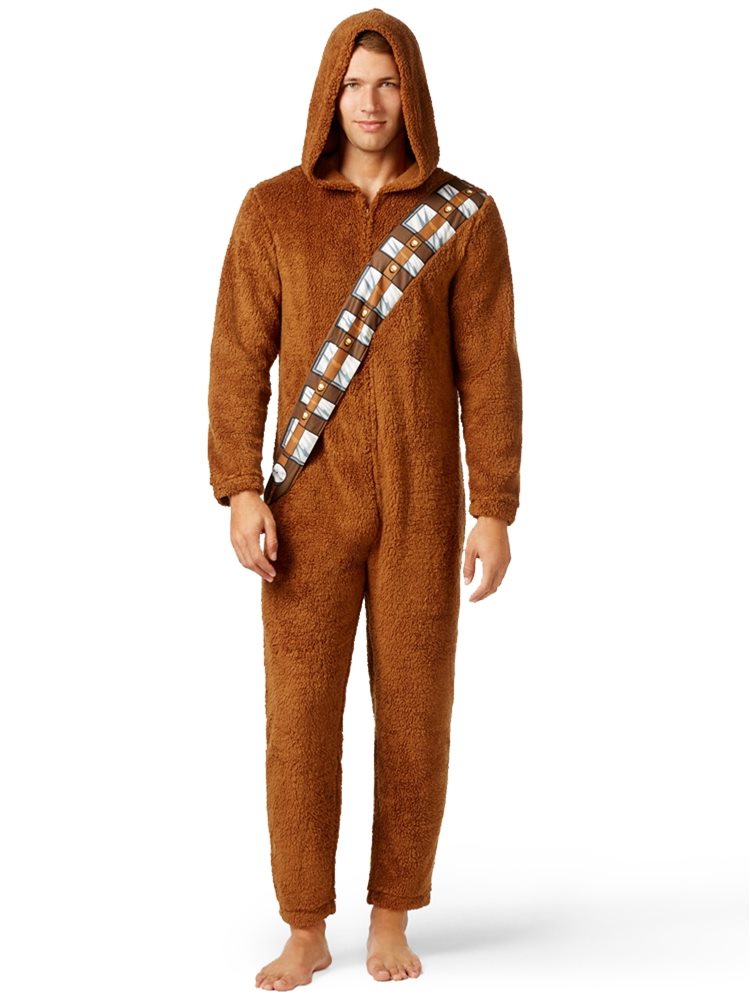 Picture of Star Wars Chewbacca Adult Mens Onesie with Hood