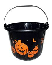 Picture of Black Halloween Candy Bucket