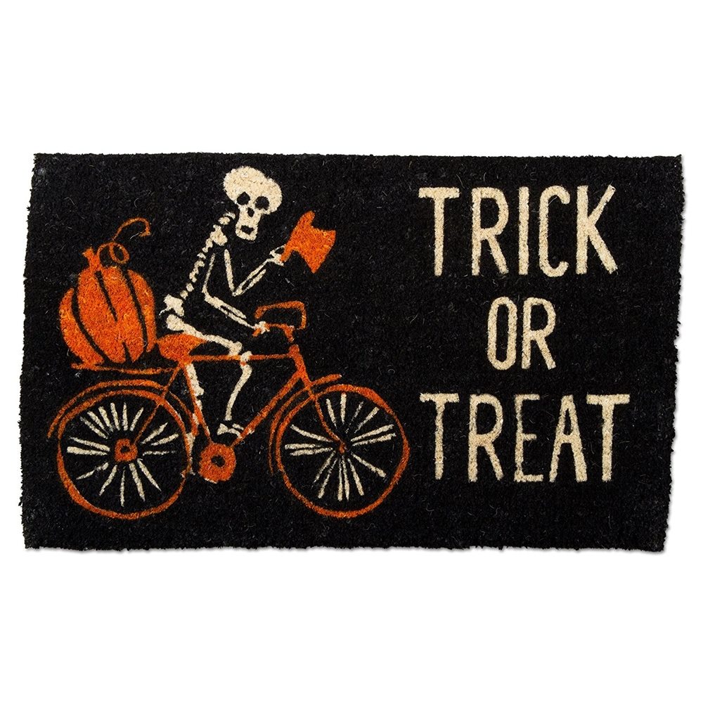 Picture of Trick or Treat Black Coir Doormat