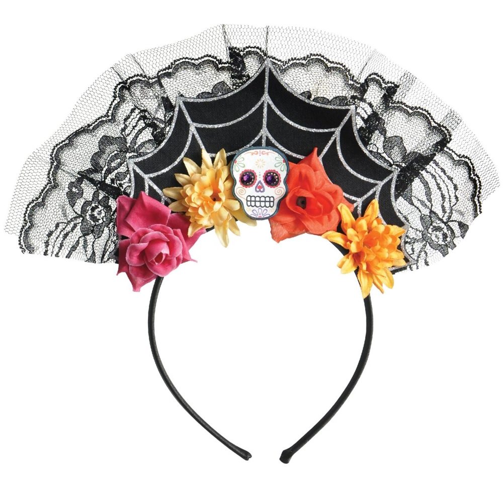 Picture of Day of the Dead Tiara Headband
