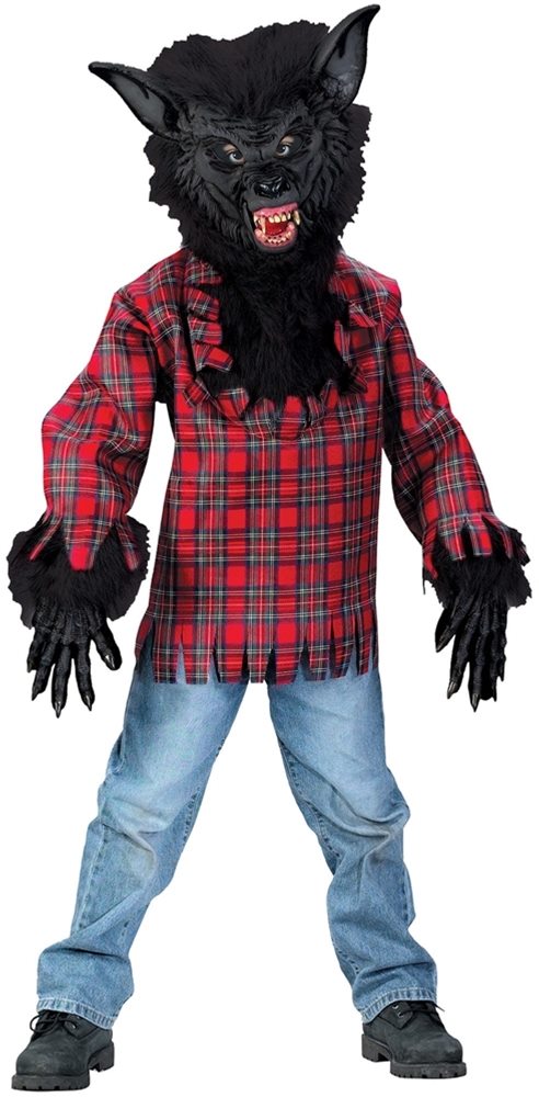 Picture of Black Werewolf Child Costume