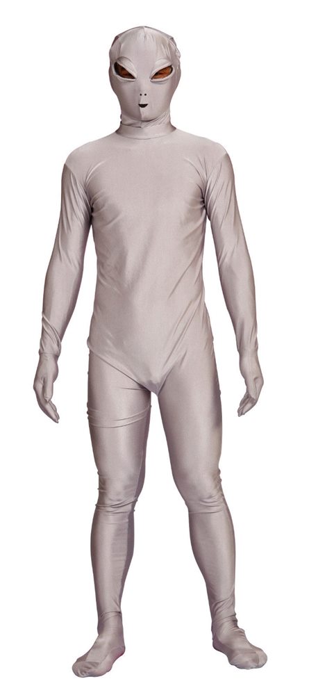 Picture of Grey Alien Adult Unisex Skin Suit